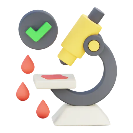 Microscope  3D Icon