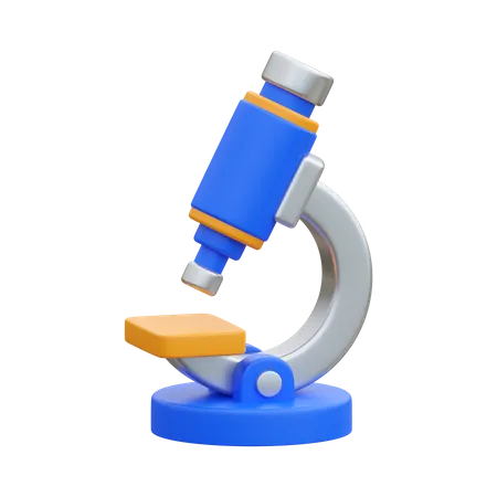 Microscope  3D Icon