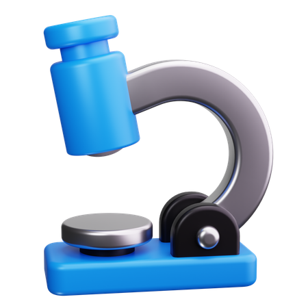 Microscope  3D Icon