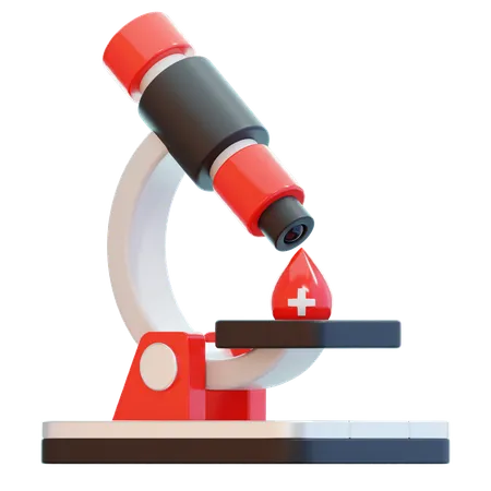 Microscope  3D Icon