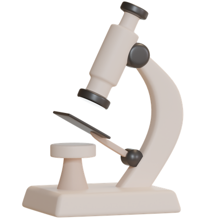 Microscope  3D Icon