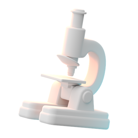 Microscope  3D Icon