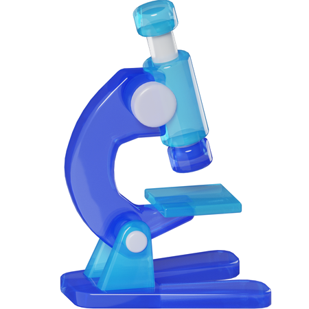 Microscope  3D Icon