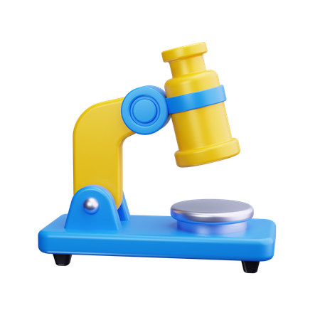 Microscope  3D Icon