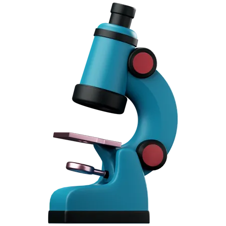 Microscope  3D Icon