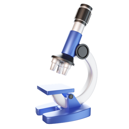 Microscope  3D Icon