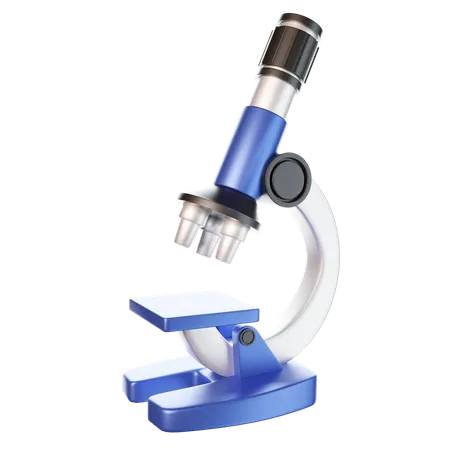 Microscope  3D Icon