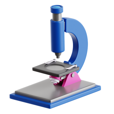 Microscope  3D Icon