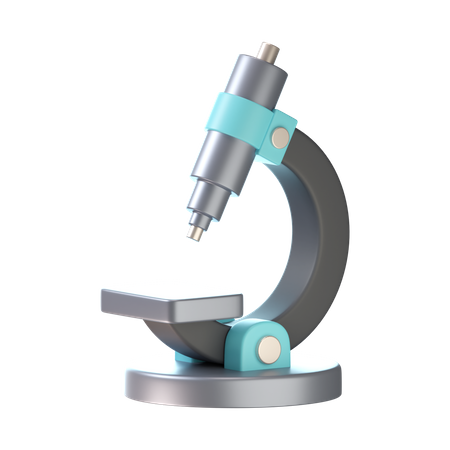 Microscope  3D Icon