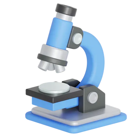 Microscope  3D Icon