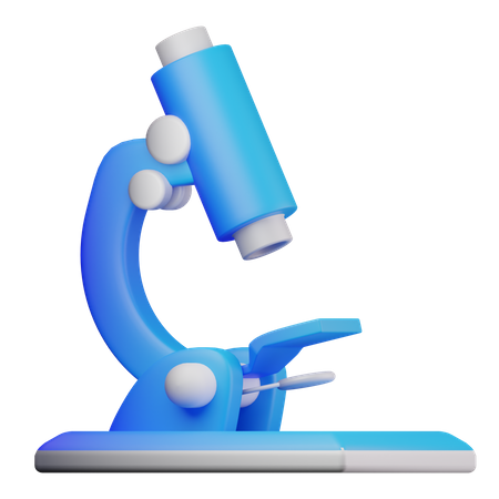 Microscope  3D Icon