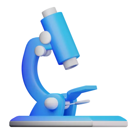 Microscope  3D Icon