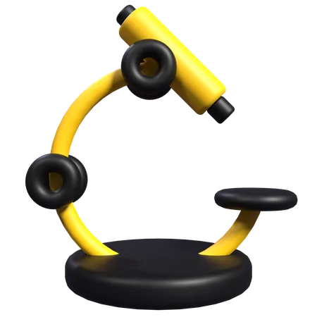 Microscope  3D Icon