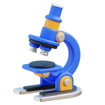 Microscope  3D Icon