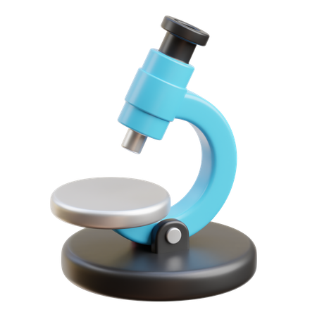 Microscope  3D Icon