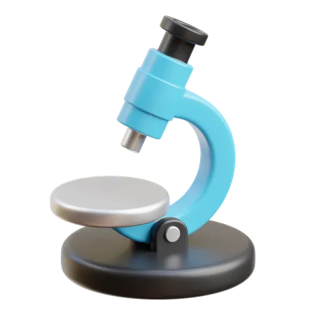 Microscope  3D Icon