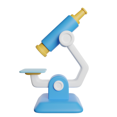 Microscope  3D Icon