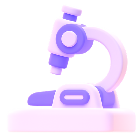 Microscope  3D Icon