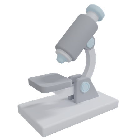 Microscope  3D Icon