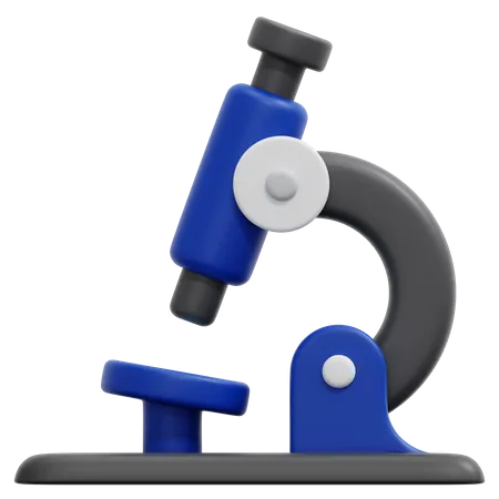 Microscope  3D Icon