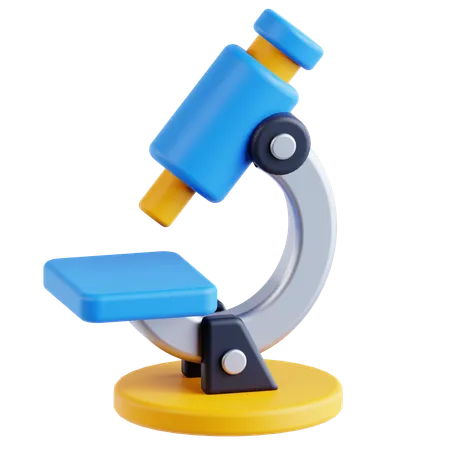 Microscope  3D Icon