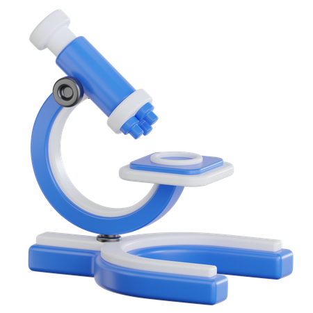 Microscope  3D Icon