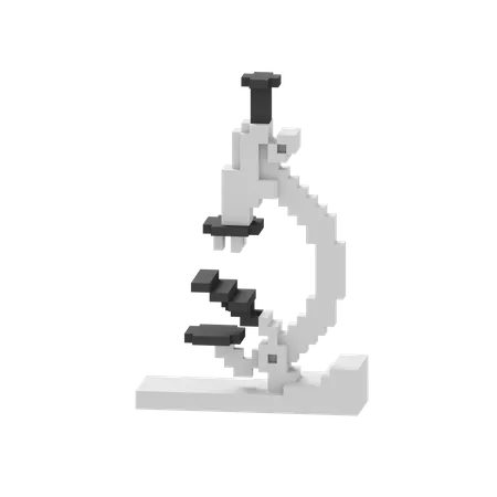 Microscope  3D Icon