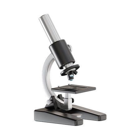 Microscope  3D Icon