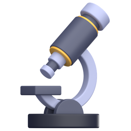 Microscope  3D Icon