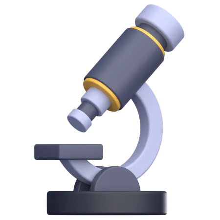 Microscope  3D Icon