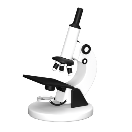 Microscope  3D Icon