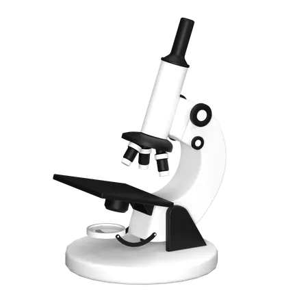 Microscope  3D Icon