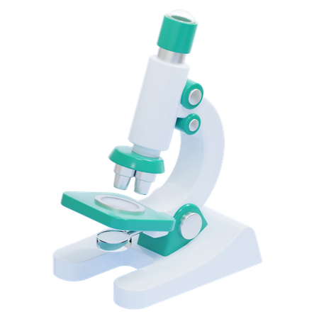 Microscope  3D Icon