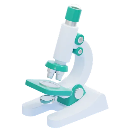 Microscope  3D Icon