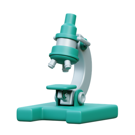 Microscope  3D Icon