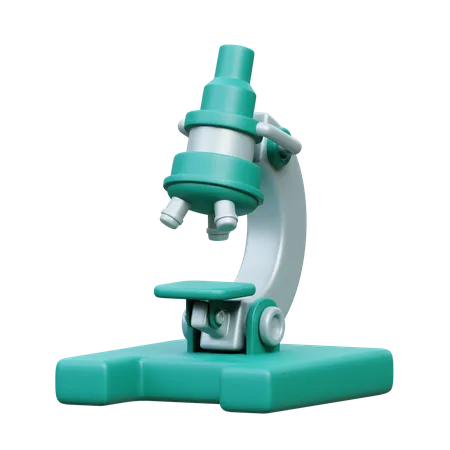 Microscope  3D Icon