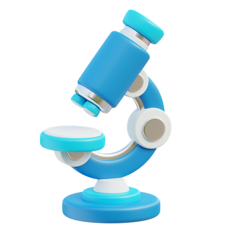 Microscope  3D Icon