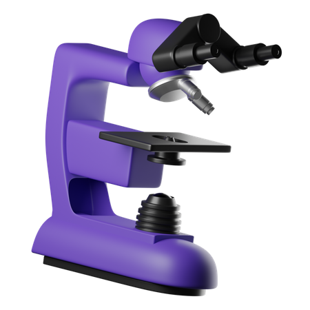 Microscope  3D Icon