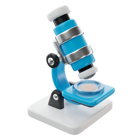 Microscope  3D Icon