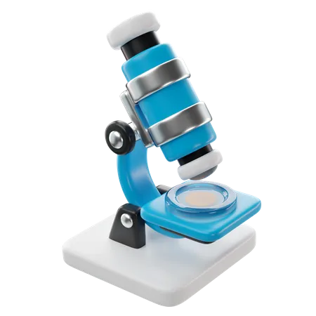 Microscope  3D Icon