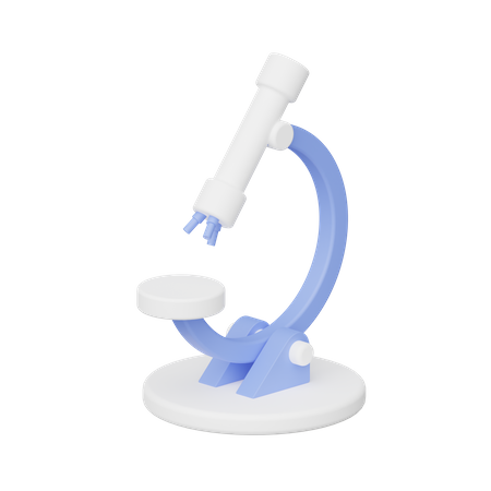 Microscope  3D Icon