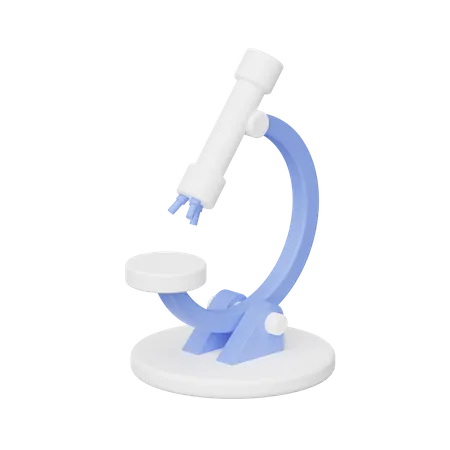 Microscope  3D Icon