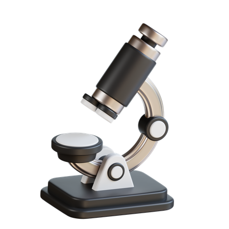 Microscope  3D Icon