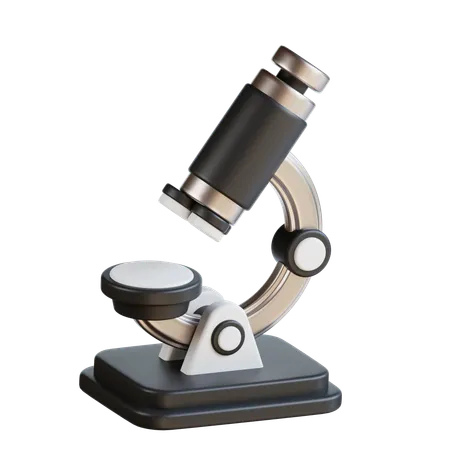 Microscope  3D Icon