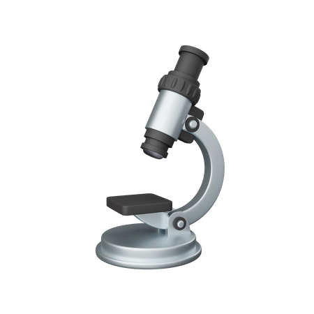 Microscope  3D Icon