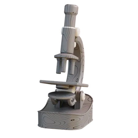 Microscope  3D Icon