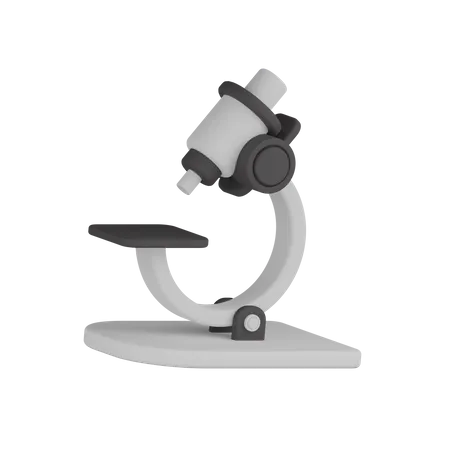 Microscope  3D Icon