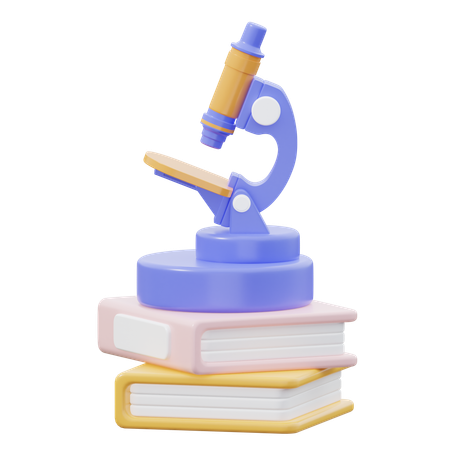 Microscope  3D Icon