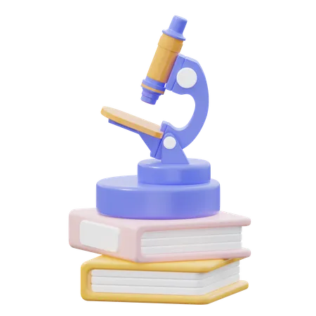 Microscope  3D Icon