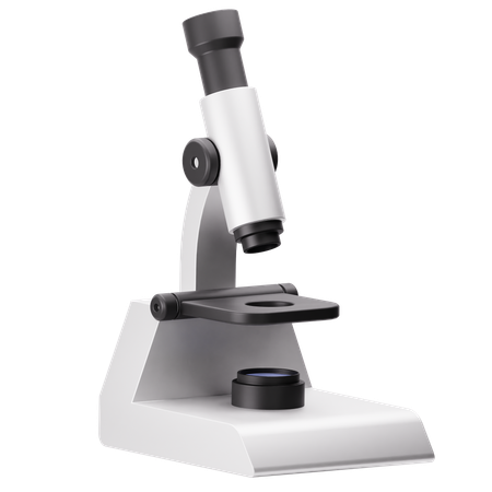 Microscope  3D Icon